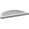Ekena Millwork Round Top Surface Mount PVC Gable Vent w/ 2"W x 2"P Brickmould Sill Frame, 34"W x 22"H GVPRT34X2203SN - alternate 3